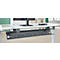 Schäfer Shop Genius Chemin de câbles pour table avec angle de 135°, rabattable, acier, anthracite