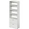 Schäfer Shop Genius Combikast TETRIS WOOD, 6 ordnerhoogten, H 2270 mm, 2 hangmappenladen, hoogte incl. glijders, lichtgrijs