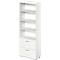 Schäfer Shop Genius Combikast TETRIS WOOD, 6 ordnerhoogten, H 2270 mm, 2 hangmappenladen, hoogte incl. glijders, wit