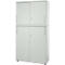 Schäfer Shop Genius Combinaison d'armoires TETRIS WOOD, avec 5 hauteurs de dossiers, espace pour jusqu'à 60 dossiers standard, gris clair 