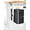 Schäfer Shop Genius CPU houder voor bureau e PLANOVA ERGOSTYLE, breedte &amp; hoogte verstelbaar, gepoedercoat staal, wit