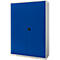 Schäfer Shop Genius draaideurkast FS, staal, met ventilatieopeningen, B 1343 x D 420 x H 1950 mm, 5 OH, lichtgrijs/ gentiaanblauw, tot 450 kg