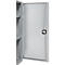 Schäfer Shop Genius draaideurkast FS, staal, met ventilatieopeningen, B 545 x D 420 x H 1105 mm, 3 OH, alu wit RAL 9006/blank aluminium RAL 9006, tot 250 kg