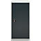 Schäfer Shop Genius draaideurkast FS, staal, met ventilatieopeningen, B 545 x D 420 x H 1105 mm, 3 OH, lichtgrijs RAL 7035/antracietgrijs RAL 7016, tot 250 kg
