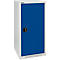 Schäfer Shop Genius draaideurkast FS, staal, met ventilatieopeningen, B 545 x D 420 x H 1105 mm, 3 OH, lichtgrijs RAL 7035/ gentiaanblauw RAL 5010, tot 250 kg