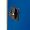 Schäfer Shop Genius draaideurkast FS, staal, met ventilatieopeningen, B 545 x D 420 x H 1105 mm, 3 OH, lichtgrijs RAL 7035/ gentiaanblauw RAL 5010, tot 250 kg