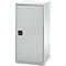Schäfer Shop Genius draaideurkast FS, staal, met ventilatieopeningen, B 545 x D 420 x H 1105 mm, 3 OH, lichtgrijs RAL 7035/lichtgrijs RAL 7035, tot 250 kg