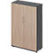 Schäfer Shop Genius draaideurkast TETRIS WOOD, 4 OH, hoogte incl. glijders, B 1000 mm, grafiet