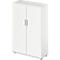 Schäfer Shop Genius draaideurkast TETRIS WOOD, 4 OH, hoogte incl. glijders, B 1000 mm, wit