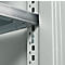 Schäfer Shop Genius dubbeldeurskast FS, staal, met ventilatiegaten, B 1055 x D 520 x H 1105 mm, 3 OH, lichtgrijs/lichtgrijs, tot 300 kg