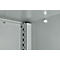 Schäfer Shop Genius dubbeldeurskast FS, staal, met ventilatiegaten, B 545 x D 520 x H 1105 mm, 3 OH, lichtgrijs/ gentiaanblauw, tot 150 kg