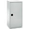 Schäfer Shop Genius dubbeldeurskast FS, staal, met ventilatiegaten, B 545 x D 520 x H 1105 mm, 3 OH, lichtgrijs/lichtgrijs, tot 150 kg