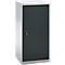 Schäfer Shop Genius dubbeldeurskast FS, staal, met ventilatiegaten, B 545 x D 520 x H 1105 mm, 3 OH, witaluminium/antracietgrijs, tot 150 kg
