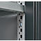 Schäfer Shop Genius dubbeldeurskast FS, staal, met ventilatiegaten, B 545 x D 520 x H 1105 mm, 3 OH, witaluminium/antracietgrijs, tot 150 kg