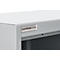 Schäfer Shop Genius dubbeldeurskast FS, staal, met ventilatiegaten, B 545 x D 520 x H 1105 mm, 3 OH, witaluminium/ gentiaanblauw, tot 150 kg