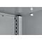Schäfer Shop Genius dubbeldeurskast FS, staal, met ventilatiegaten, B 545 x D 520 x H 1105 mm, 3 OH, witaluminium/ gentiaanblauw, tot 150 kg