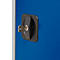 Schäfer Shop Genius dubbeldeurskast FS, staal, met ventilatiegaten, B 545 x D 520 x H 1105 mm, 3 OH, witaluminium/ gentiaanblauw, tot 150 kg