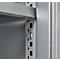 Schäfer Shop Genius dubbeldeurskast FS, staal, met ventilatiegaten, B 545 x D 520 x H 1105 mm, 3 OH, witaluminium/wit-aluminium, tot 150 kg