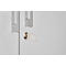 Schäfer Shop Genius dubbeldeurskast TETRIS WOOD, incl. glijders, B 1000 x D 421 x H 2270 mm (6 OH), lichtgrijs, 2 st.