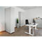 Schäfer Shop Genius dubbeldeurskast TETRIS WOOD, incl. glijders, B 1000 x D 421 x H 2270 mm (6 OH), lichtgrijs, 2 st.