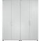 Schäfer Shop Genius dubbeldeurskast TETRIS WOOD, incl. glijders, B 1000 x D 421 x H 2270 mm (6 OH), lichtgrijs, 2 st.
