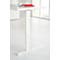 Schäfer Shop Genius Elements escritorio, regulable eléctricamente en altura, rectangular, pie en C, An 1600 x F 800 x Al 645-1300 mm, blanco + instalación técnica