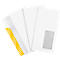 Schäfer Shop Genius enveloppen, DIN lang, met venster, zelfklevend, papier, wit, 100 stuks