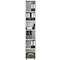 Schäfer Shop Genius estantería TETRIS WOOD, 6 OH, altura incl. guías, W 400 mm, gris claro