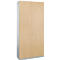 Schäfer Shop Genius Flügeltürenschrank TETRIS SOLID, Stahlkorpus, 5 OH, B 1200 mm, abschließbar, Ahorn-Dekor/weißalu 