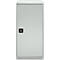Schäfer Shop Genius Flügeltürschrank FS, Stahl, mit Belüftungslöchern, B 545 x T 420 x H 1105 mm, 3 OH, lichtgrau RAL 7035/lichtgrau RAL 7035, bis 250 kg
