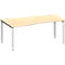 Schäfer Shop Genius Freiformschreibtisch MODENA FLEX, Ansatz links, B 1800 mm, Ahorn