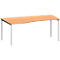 Schäfer Shop Genius Freiformschreibtisch MODENA FLEX, Ansatz links B 1800 mm, Buche 