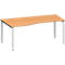 Schäfer Shop Genius Freiformschreibtisch MODENA FLEX, Ansatz links, B 1800 mm, Buche