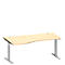 Schäfer Shop Genius Freiformschreibtisch MODENA FLEX, Ansatz links, Breite 1800 mm, Ahorn