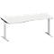 Schäfer Shop Genius Freiformschreibtisch MODENA FLEX, Ansatz links, Breite 1800 mm, Buche