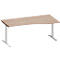 Schäfer Shop Genius Freiformschreibtisch MODENA FLEX, Ansatz rechts, Breite 1800 mm, Eiche-Dekor