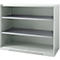 Schäfer Shop Genius FS vakkenkast, plaatstaal, met ventilatiegaten, B 1343 x D 520 x H 1105 mm, 3 OH, lichtgrijs, tot 450 kg