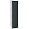 Schäfer Shop Genius FS vleugeldeurkast, staal, met ventilatiegaten, B 545 x D 520 x H 1950 mm, 5 OH, lichtgrijs/antracietgrijs, tot 250 kg