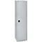 Schäfer Shop Genius FS vleugeldeurkast, staal, met ventilatiegaten, B 545 x D 520 x H 1950 mm, 5 OH, witaluminium/wit-aluminium, tot 250 kg
