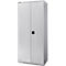 Schäfer Shop Genius FS vleugeldeurkast, staal, met ventilatiegaten, B 810 x D 520 x H 1950 mm, 5 OH, witaluminium/wit-aluminium, tot 300 kg