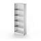 Schäfer Shop Genius Glastürenschrank TETRIS SOLID, Stahlkorpus, 5 OH, B 800 mm, weißaluminium