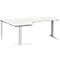 Schäfer Shop Genius hoekbureau MODENA FLEX 90°, C-voet rechthoekige buis, B 2000 mm, bevestiging links,