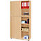 Schäfer Shop Genius Kastcombinatie TETRIS WOOD, met 5 ordnerhoogtes, ruimte voor 60 standaard ordners, afwerking esdoorn 