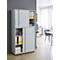 Schäfer Shop Genius Kastcombinatie TETRIS WOOD, met 5 ordnerhoogtes, ruimte voor 60 standaard ordners, lichtgrijs 