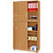 Schäfer Shop Genius Kastcombinatie TETRIS WOOD, met 5 ordnerhoogtes, ruimte voor 60 standaardmappen, afwerking beuken 
