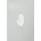 Schäfer Shop Genius Kledinglocker met poten, 2 compartimenten, B 630 x D 500 X H 1850 mm, veiligheidsdraaigrendelslot, lichtgrijs/lichtgrijs