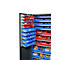 Schäfer Shop Genius Magazinschrank, mit Sichtlagerkästen, B 1055 x T 520 x H 1950 mm, anthrazitgrau/lichtgrau