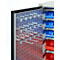 Schäfer Shop Genius Magazinschrank, mit Sichtlagerkästen, B 1055 x T 520 x H 1950 mm, anthrazitgrau/lichtgrau