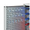 Schäfer Shop Genius Magazinschrank, mit Sichtlagerkästen, B 1055 x T 520 x H 1950 mm, weißaluminium