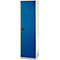 Schäfer Shop Genius materiaalkast FS, 5 OH, afsluitbaar, 2 legborden/6 laden, tot 250 kg, B 545 x D 520 x H 1950 mm, staal, lichtgrijs/gentiaanblauw